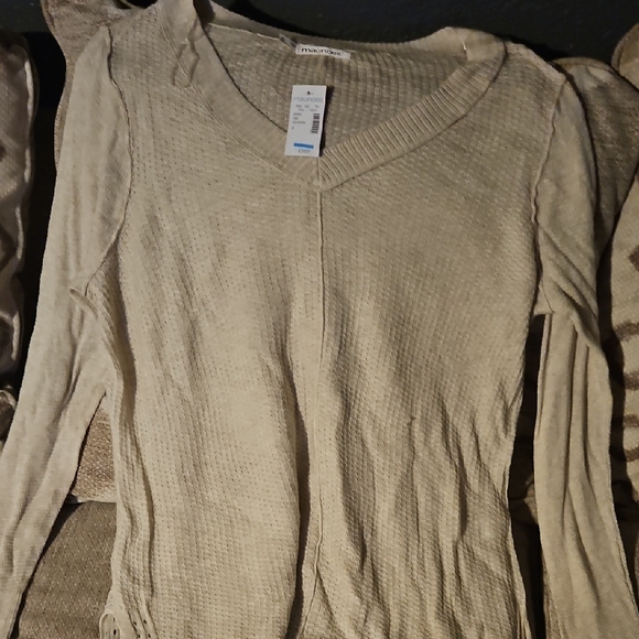 Maurices Light Tan Knit Pullover - Picture 1 of 2
